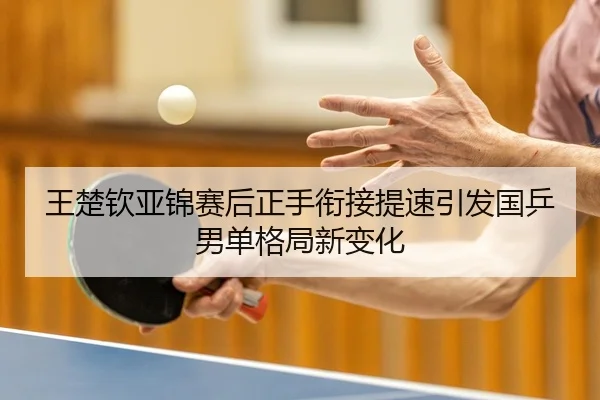 王楚钦亚锦赛后正手衔接提速引发国乒男单格局新变化